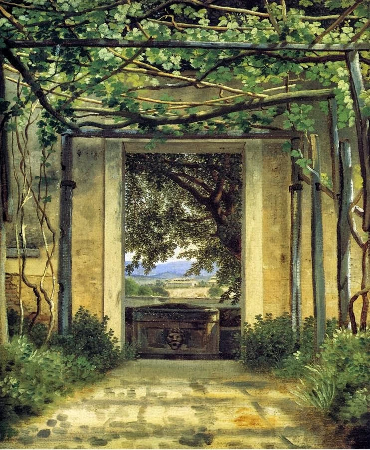 Pergolato con vista di Roma